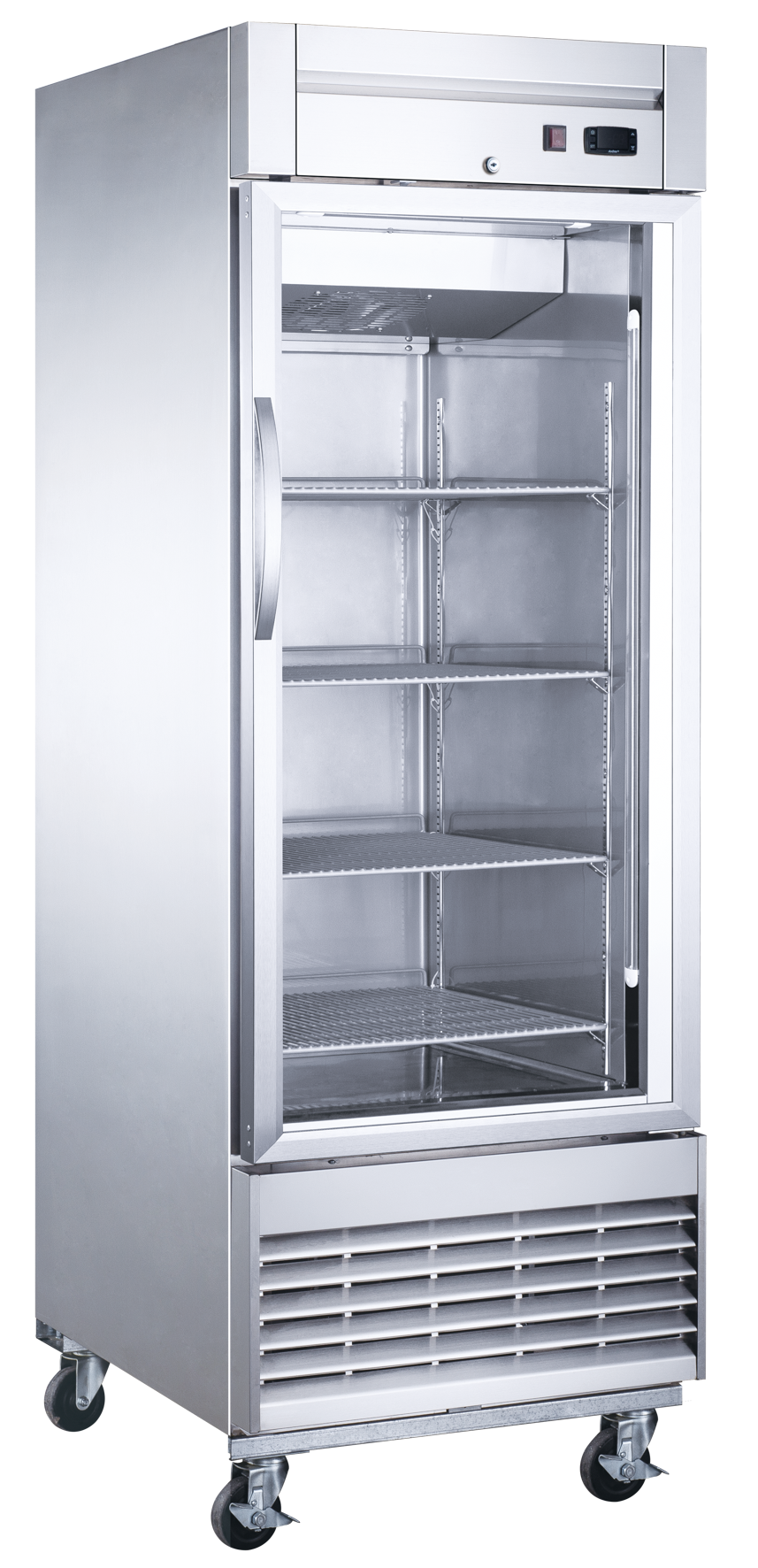Dukers D28F-GS1 single glass door bottom mount reach-in freezer