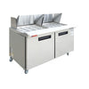 WESTLAKE WKSR-60BM Mega Top Prep Table 60" 2-Door 16.4 Cu.ft Stainless Steel