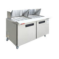 WESTLAKE WKSR-60BM Mega Top Prep Table 60" 2-Door 16.4 Cu.ft Stainless Steel